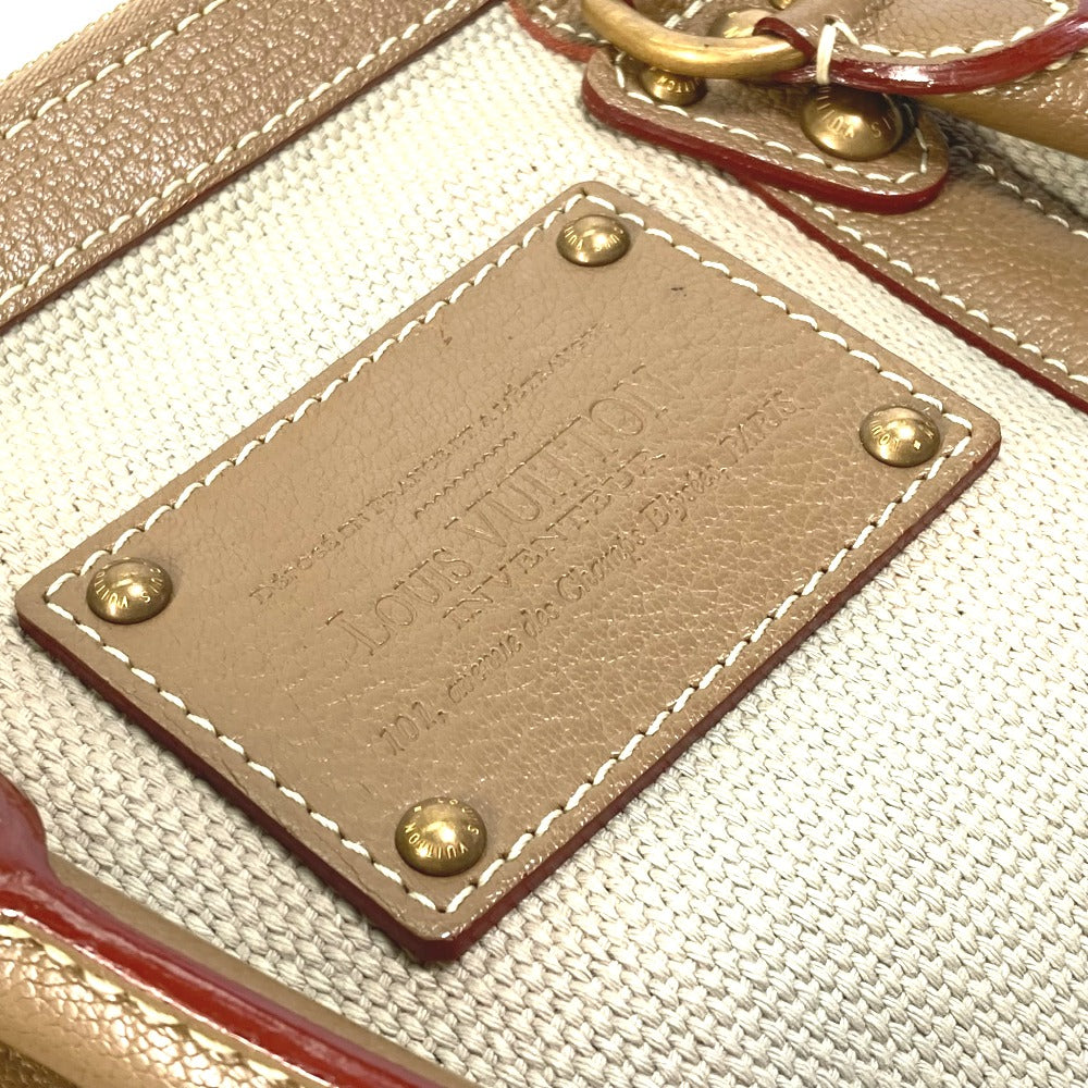 LOUIS VUITTON M48827 アンティグア サックドニュイPM トアル トリアノン カバン ショルダーバッグ ハンドバッグ キャンバス レディース ベージュ