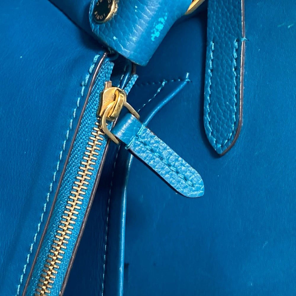 LOUIS VUITTON M55023 Handbag/Tote Bag, Mila MM 2-Way Crossbody/Shoulder Bag, Leather, Women's, Colvert Blue