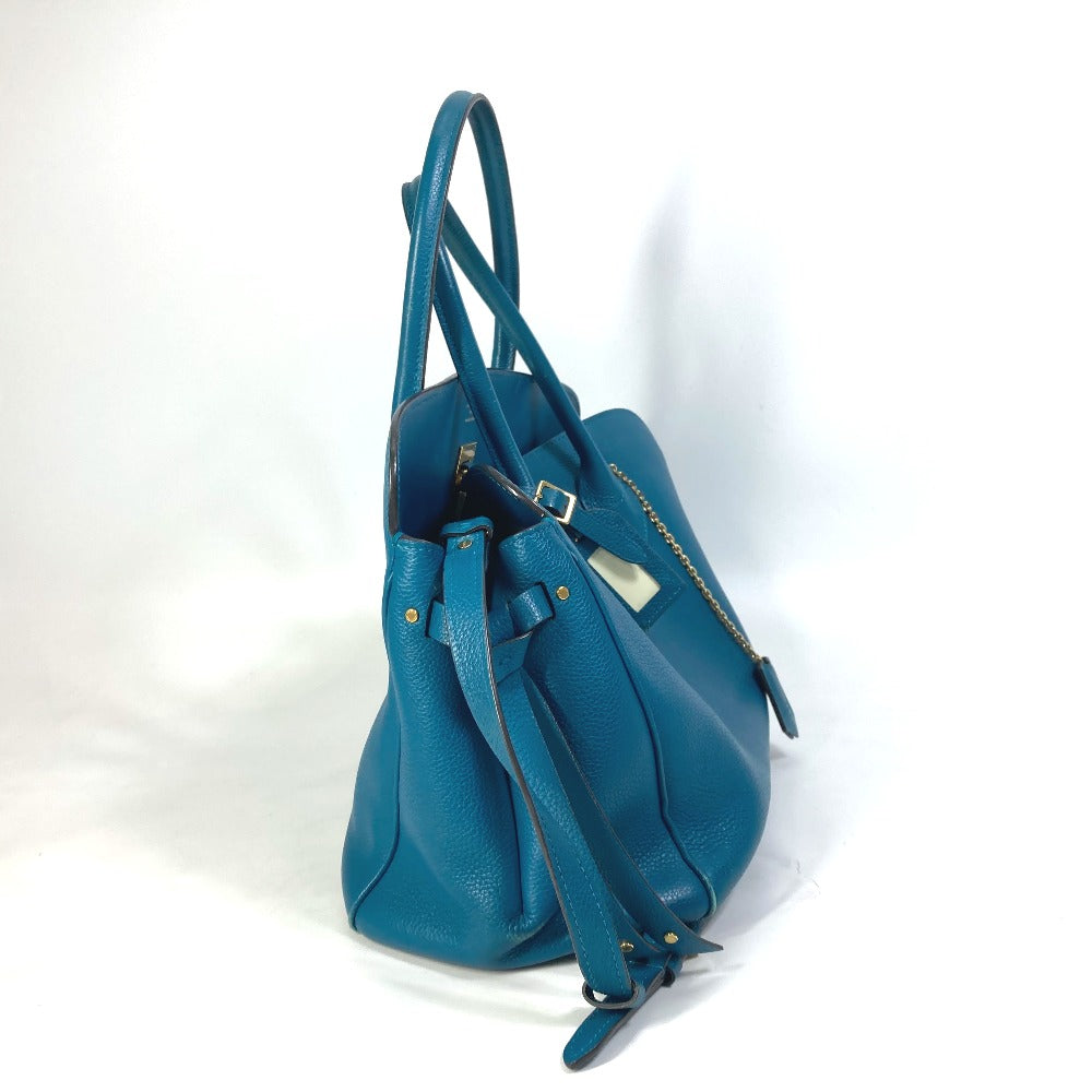 LOUIS VUITTON M55023 Handbag/Tote Bag, Mila MM 2-Way Crossbody/Shoulder Bag, Leather, Women's, Colvert Blue