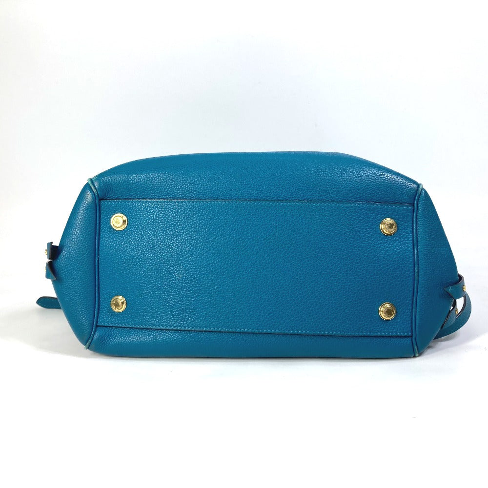 LOUIS VUITTON M55023 Handbag/Tote Bag, Mila MM 2-Way Crossbody/Shoulder Bag, Leather, Women's, Colvert Blue