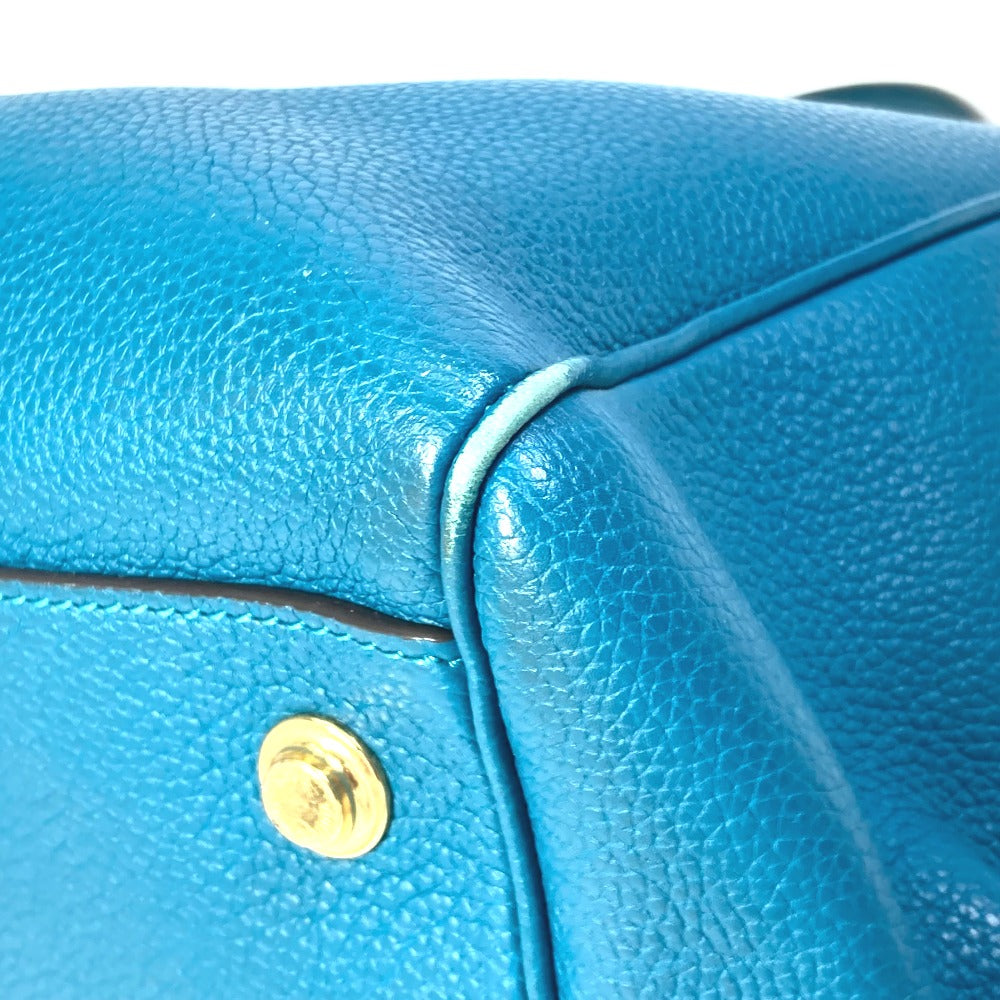 LOUIS VUITTON M55023 Handbag/Tote Bag, Mila MM 2-Way Crossbody/Shoulder Bag, Leather, Women's, Colvert Blue