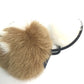 LOUIS VUITTON M77738 Scrunchie Vison LV Cozy Hair Accessory Hair Tie Scrunchie Fur Women's Brown