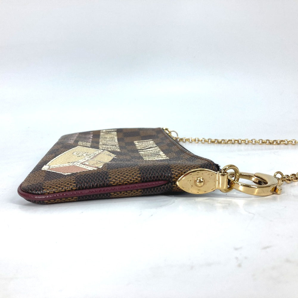 LOUIS VUITTON N63091 Damier Pochette Milla MM Accessory Pouch Bag Shoulder Bag Chain Bag Damier Canvas Women's Brown