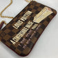 LOUIS VUITTON N63091 Damier Pochette Milla MM Accessory Pouch Bag Shoulder Bag Chain Bag Damier Canvas Women's Brown