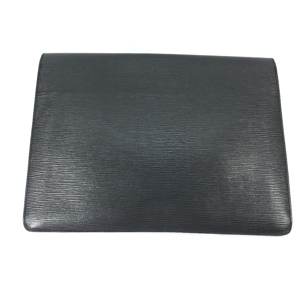 LOUIS VUITTON M54452 Epi Leather Porte-Document Case, Document Case, Clutch Bag, Men's, Noir Black