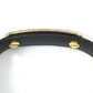 LOUIS VUITTON M8025F Monogram Flower Cruiser Bracelet, Leather Bangle Bracelet, Black, Women's