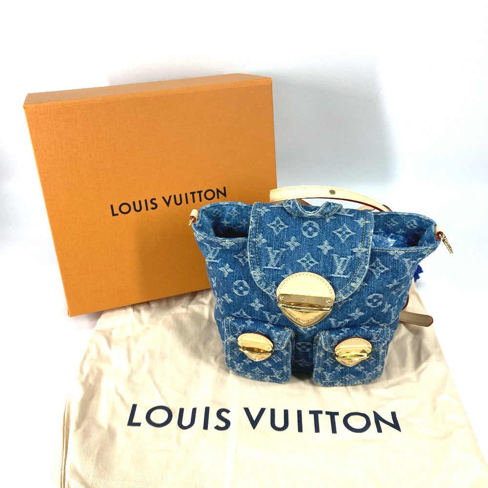 LOUIS VUITTON M46836 新作 LV リミックス ヴェニス カバン バックパック リュックサック モノグラムデニム レディース ブルーデニム ブルー