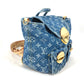 LOUIS VUITTON M46836 新作 LV リミックス ヴェニス カバン バックパック リュックサック モノグラムデニム レディース ブルーデニム ブルー