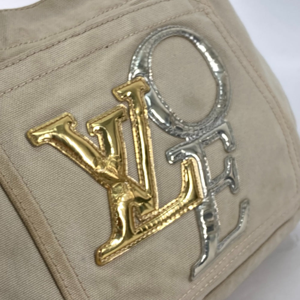 LOUIS VUITTON M95468 ザッツラブ LOVEロゴ ハンドバッグ カバン バッグ バック トートバッグ キャンバス レディース ベージュ