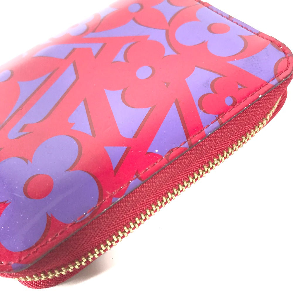 LOUIS VUITTON M90130 2014バレンタイン スイート・モノグラム ジッピーコインパース 財布 小銭入れ ヴェルニ コインケース パテントレザー レディース ローズアンディアン パープル