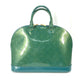 LOUIS VUITTON M93628 Monogram Vernis Alma GM Tote Bag, Lamé Handbag, Monogram Vernis, Women's, Blue Galactic Green