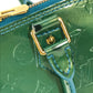 LOUIS VUITTON M93628 Monogram Vernis Alma GM Tote Bag, Lamé Handbag, Monogram Vernis, Women's, Blue Galactic Green