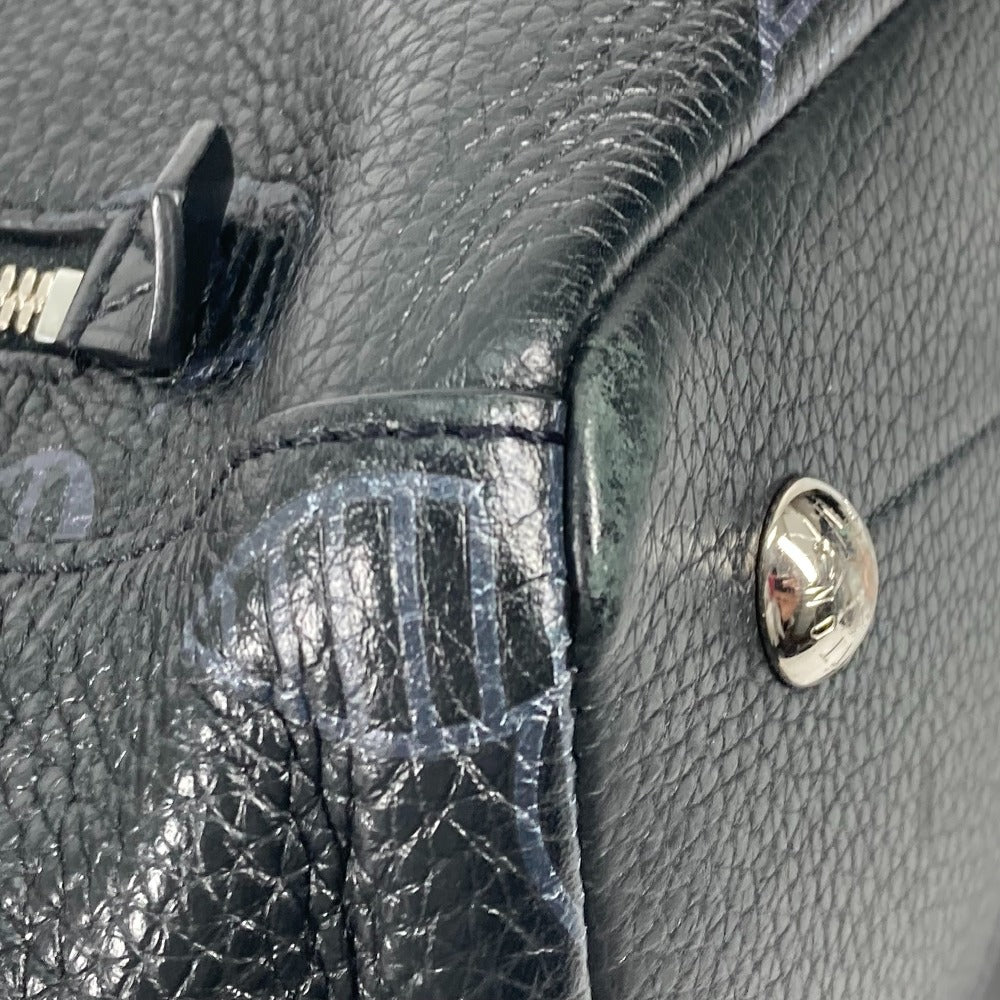 LOUIS VUITTON M57288 モノグラム・トリヨン・シャドウ アルマンド・バックパック カバン リュックサック レザー メンズ ブラック
