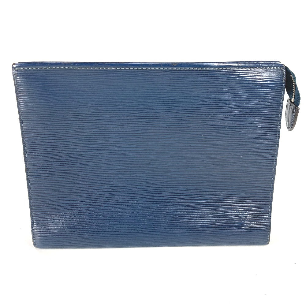 LOUIS VUITTON M41367 エピ ポッシュトワレ26 ポーチ カバン セカンドバッグ エピレザー メンズ アンディゴブルー ネイビー
