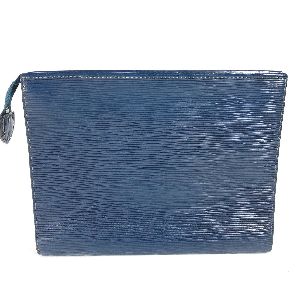 LOUIS VUITTON M41367 エピ ポッシュトワレ26 ポーチ カバン セカンドバッグ エピレザー メンズ アンディゴブルー ネイビー