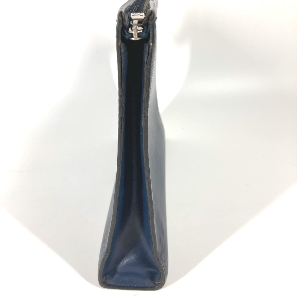 LOUIS VUITTON M41367 エピ ポッシュトワレ26 ポーチ カバン セカンドバッグ エピレザー メンズ アンディゴブルー ネイビー