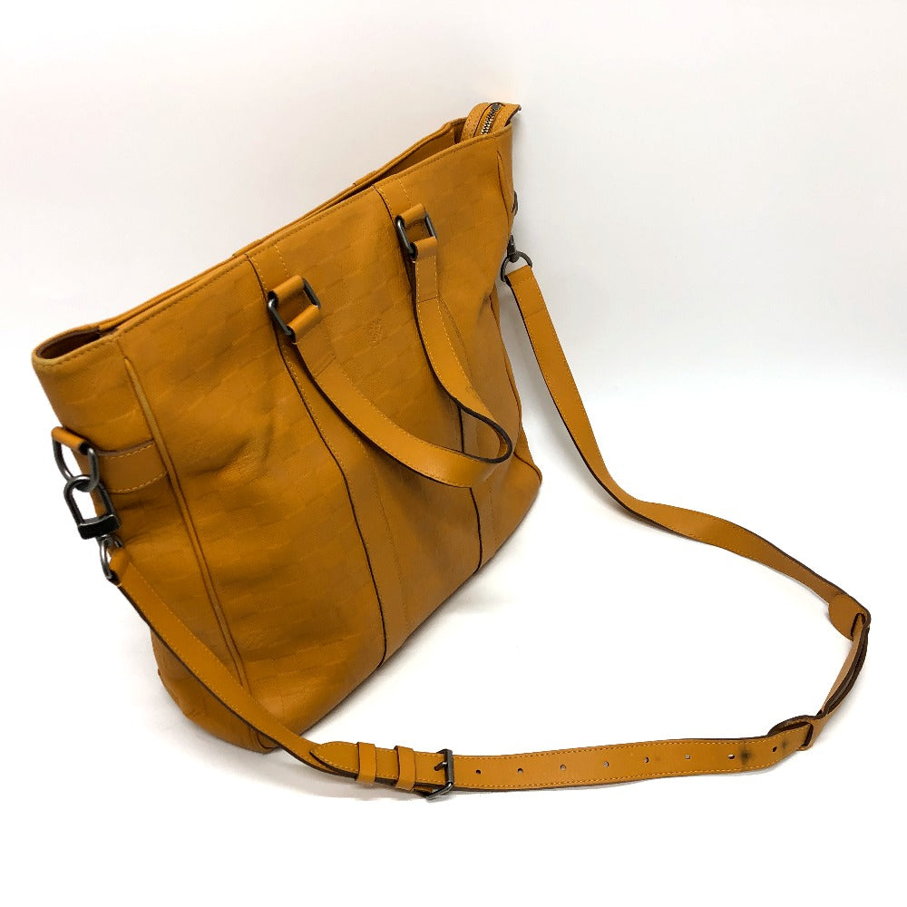 LOUIS VUITTON Ｎ41228 ダミエアンフィニ タダオ 2WAYバッグ トートバッグ ダミエアンフィニレザー メンズ ソラール イエロー
