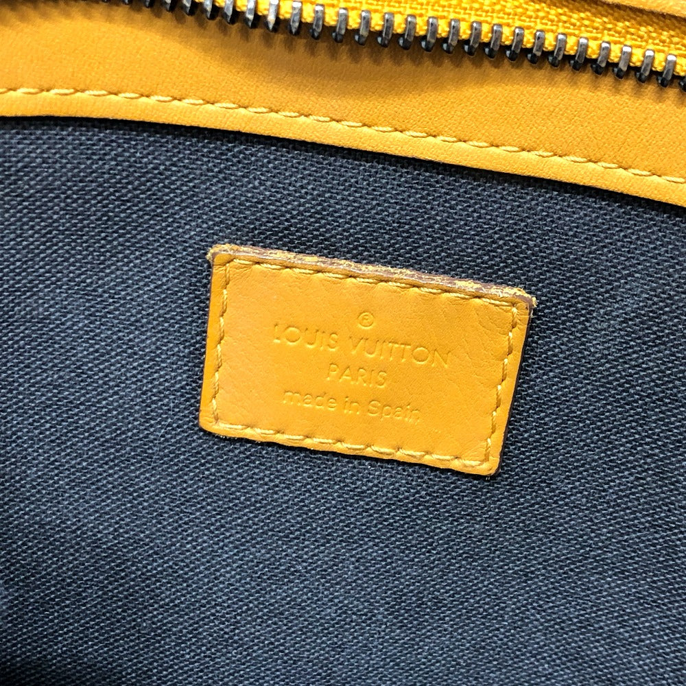 LOUIS VUITTON Ｎ41228 ダミエアンフィニ タダオ 2WAYバッグ トートバッグ ダミエアンフィニレザー メンズ ソラール イエロー