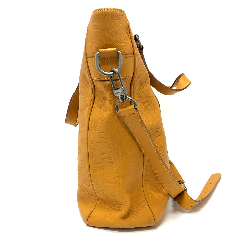 LOUIS VUITTON Ｎ41228 ダミエアンフィニ タダオ 2WAYバッグ トートバッグ ダミエアンフィニレザー メンズ ソラール イエロー