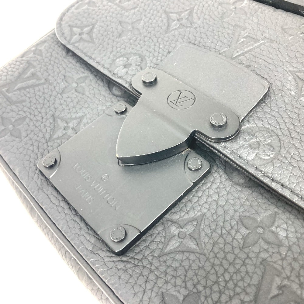 LOUIS VUITTON M58487 モノグラムアンプラント Sロック・スリングバッグ クロス ショルダーバッグ カバン ボディバッグ モノグラムアンプラントレザー メンズ ブラック