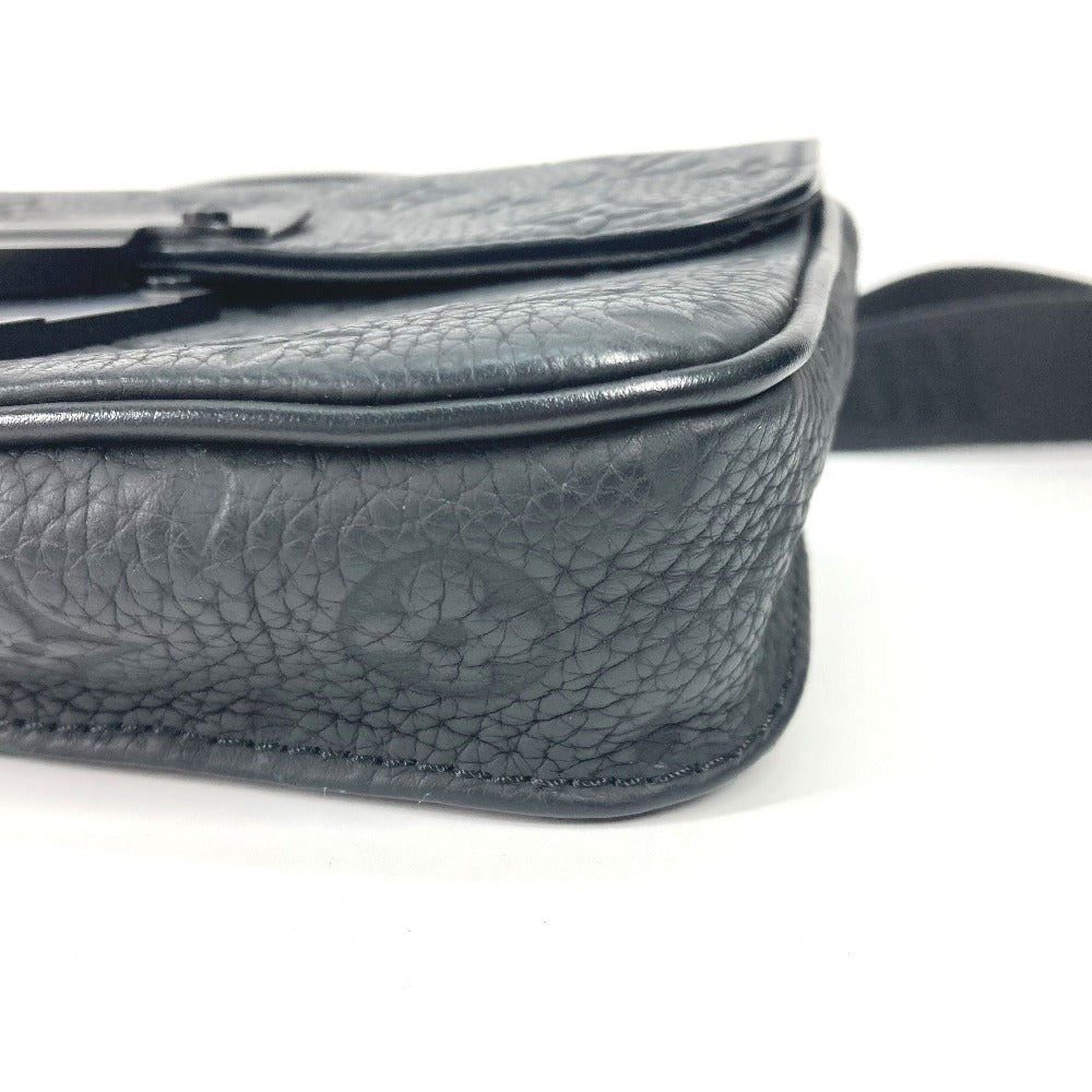 LOUIS VUITTON M58487 モノグラムアンプラント Sロック・スリングバッグ クロス ショルダーバッグ カバン ボディバッグ モノグラムアンプラントレザー メンズ ブラック