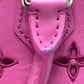 LOUIS VUITTON M22878 LV Broderie Anglaise Alma BB 2-Way Leather Handbag, Women's, Pink