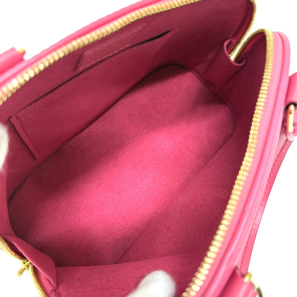 LOUIS VUITTON M22878 LV Broderie Anglaise Alma BB 2-Way Leather Handbag, Women's, Pink