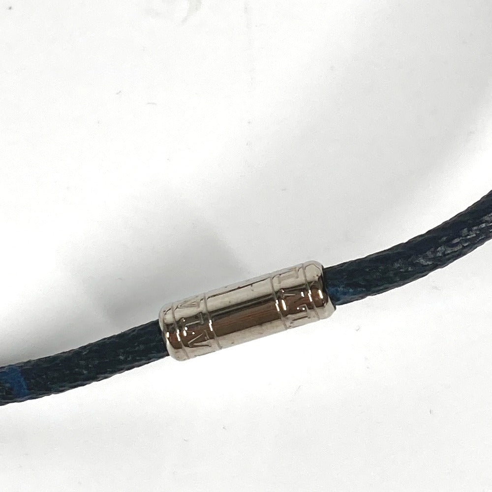 LOUIS VUITTON MP1714 モノグラムエクリプス ネックレス アクセサリー 2重ブレスレット チョーカー モノグラムエクリプスキャンバス レディース ネイビー