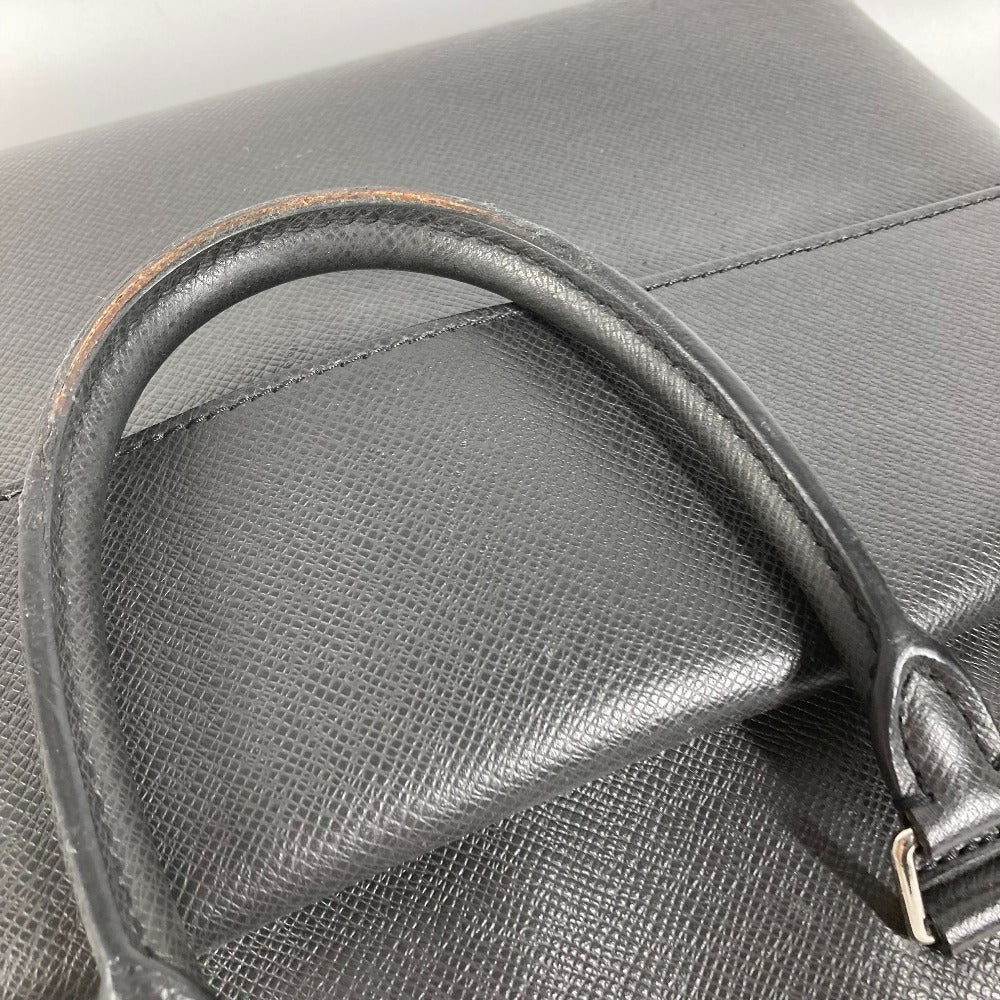 LOUIS VUITTON M30440 Taiga Alex 2-Way Bag, Shoulder Bag, Crossbody Bag, Tote Bag, Business Bag, Taiga Leather, Men's, Ardoise, Black