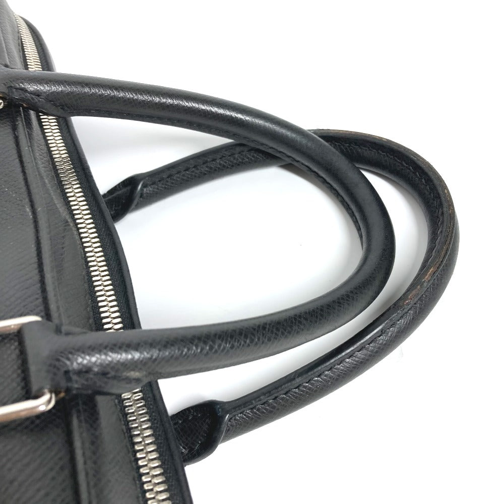 LOUIS VUITTON M30440 Taiga Alex 2-Way Bag, Shoulder Bag, Crossbody Bag, Tote Bag, Business Bag, Taiga Leather, Men's, Ardoise, Black