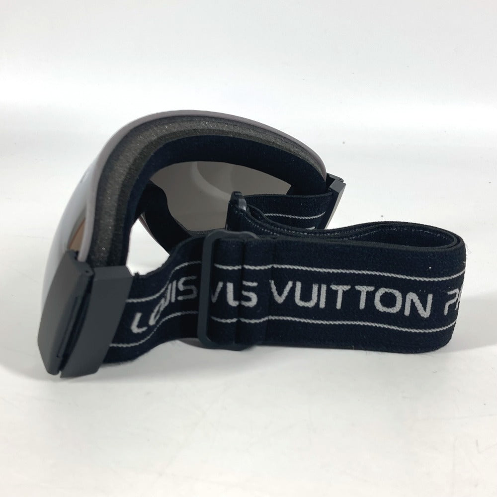 LOUIS VUITTON Ski/Snowboard Goggles, Eyeglasses, Eyewear, Sunglasses, Plastic, Men's, Black