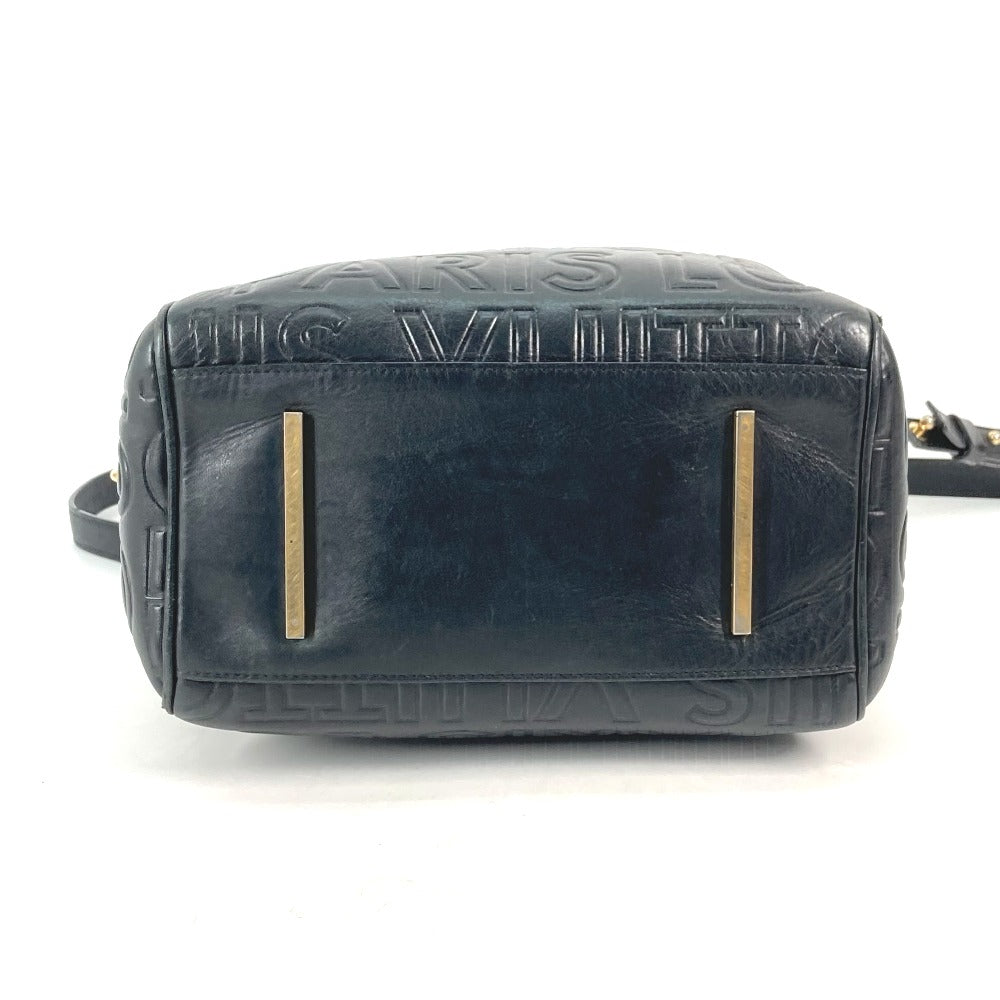 LOUIS VUITTON M95814 2008年限定 モノグラム スピーディ・ミニ20 2WAYバッグ ショルダーバッグ カバン ハンドバッグ レザー レディース ブラック