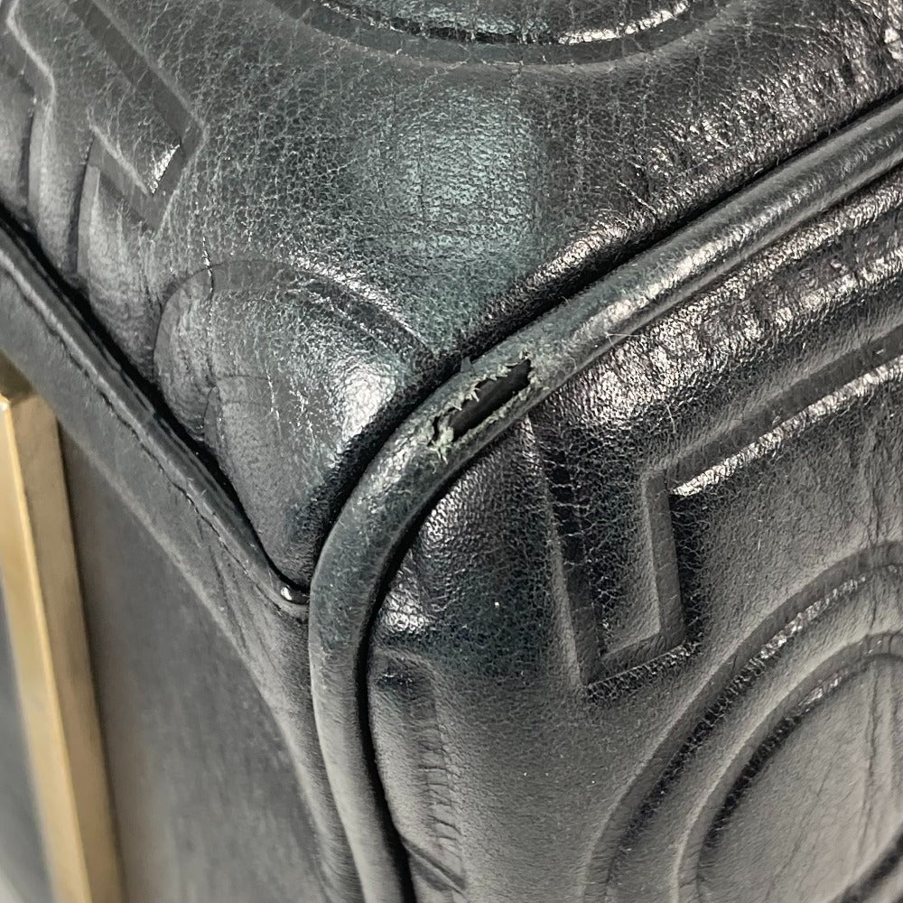 LOUIS VUITTON M95814 2008年限定 モノグラム スピーディ・ミニ20 2WAYバッグ ショルダーバッグ カバン ハンドバッグ レザー レディース ブラック