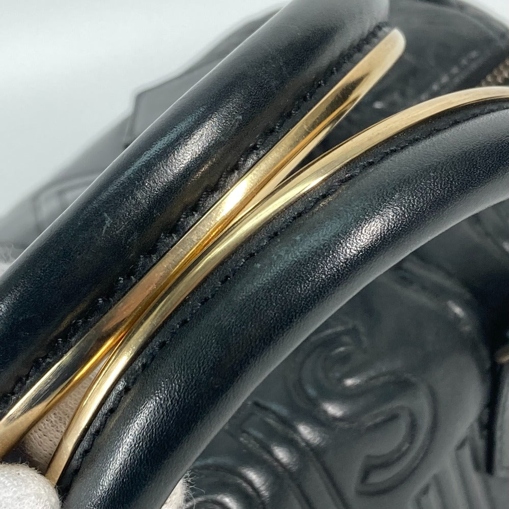 LOUIS VUITTON M95814 2008年限定 モノグラム スピーディ・ミニ20 2WAYバッグ ショルダーバッグ カバン ハンドバッグ レザー レディース ブラック