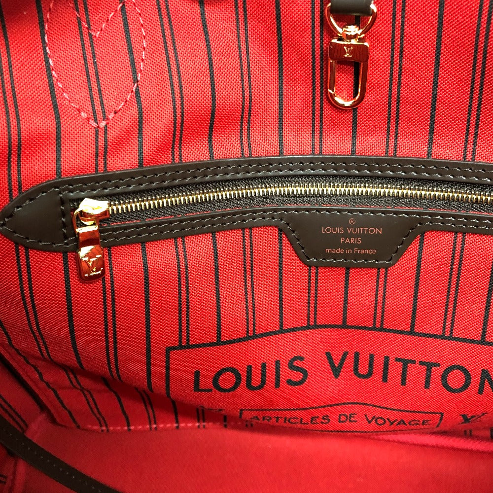 LOUIS VUITTON N40599 ネヴァーフル MM トートバック カバン バック 肩掛けバック トートバッグ ダミエキャンバス レディース エベヌ ブラウン