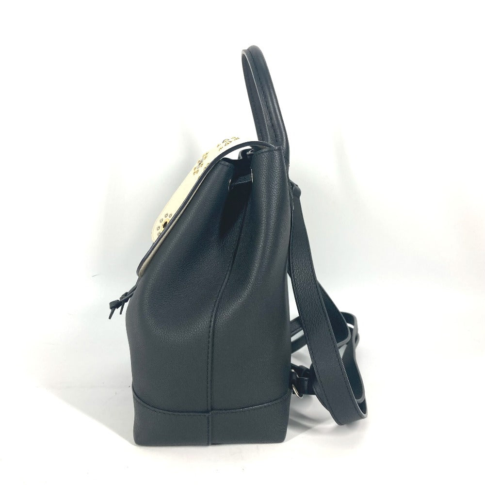 LOUIS VUITTON M54108 ロックミー バッグパックスタッズ カバン バックパック リュックサック レザー レディース ブラック