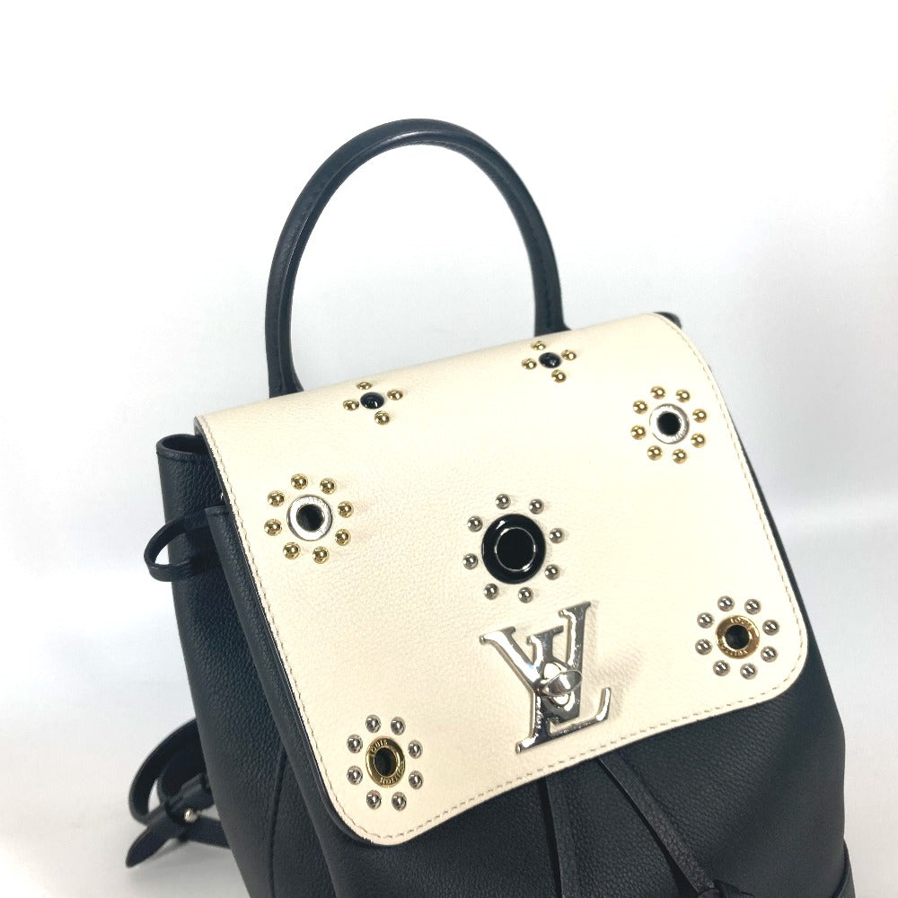 LOUIS VUITTON M54108 ロックミー バッグパックスタッズ カバン バックパック リュックサック レザー レディース ブラック
