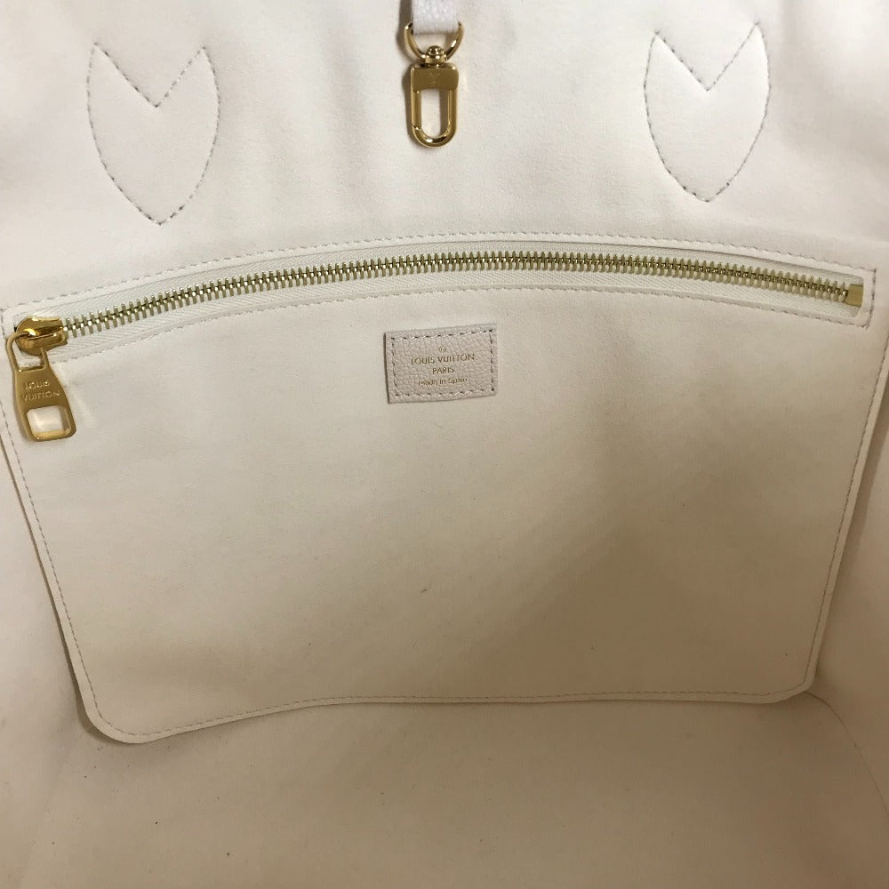 LOUIS VUITTON M46516 モノグラムアンプラント ネヴァーフルMM ショルダーバッグ カバン 肩掛け ポーチ付き トートバッグ モノグラムアンプラントレザー レディース ベージュ