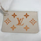 LOUIS VUITTON M46516 モノグラムアンプラント ネヴァーフルMM ショルダーバッグ カバン 肩掛け ポーチ付き トートバッグ モノグラムアンプラントレザー レディース ベージュ