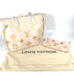 LOUIS VUITTON M46516 モノグラムアンプラント ネヴァーフルMM ショルダーバッグ カバン 肩掛け ポーチ付き トートバッグ モノグラムアンプラントレザー レディース ベージュ