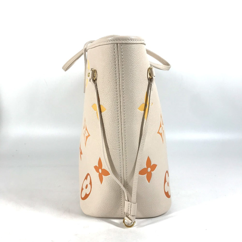 LOUIS VUITTON M46516 モノグラムアンプラント ネヴァーフルMM ショルダーバッグ カバン 肩掛け ポーチ付き トートバッグ モノグラムアンプラントレザー レディース ベージュ