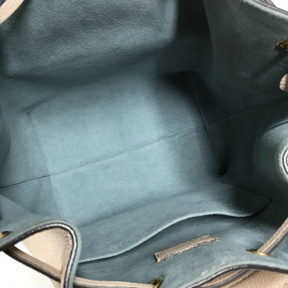 LOUIS VUITTON M57688 ハンドバッグ ロックミー バケットNV 2WAYバッグ 巾着 斜め掛け ショルダーバッグ レザー レディース サンドベージュ ベージュ