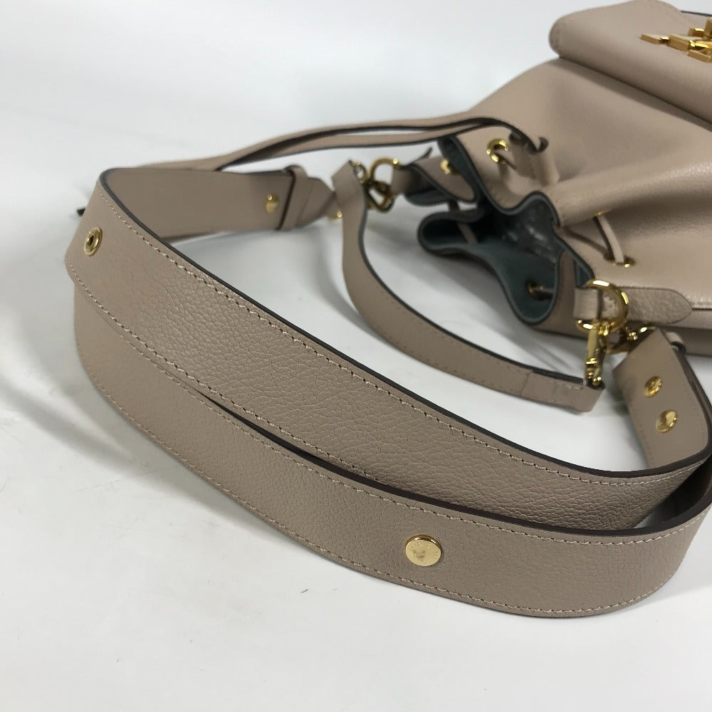 LOUIS VUITTON M57688 ハンドバッグ ロックミー バケットNV 2WAYバッグ 巾着 斜め掛け ショルダーバッグ レザー レディース サンドベージュ ベージュ
