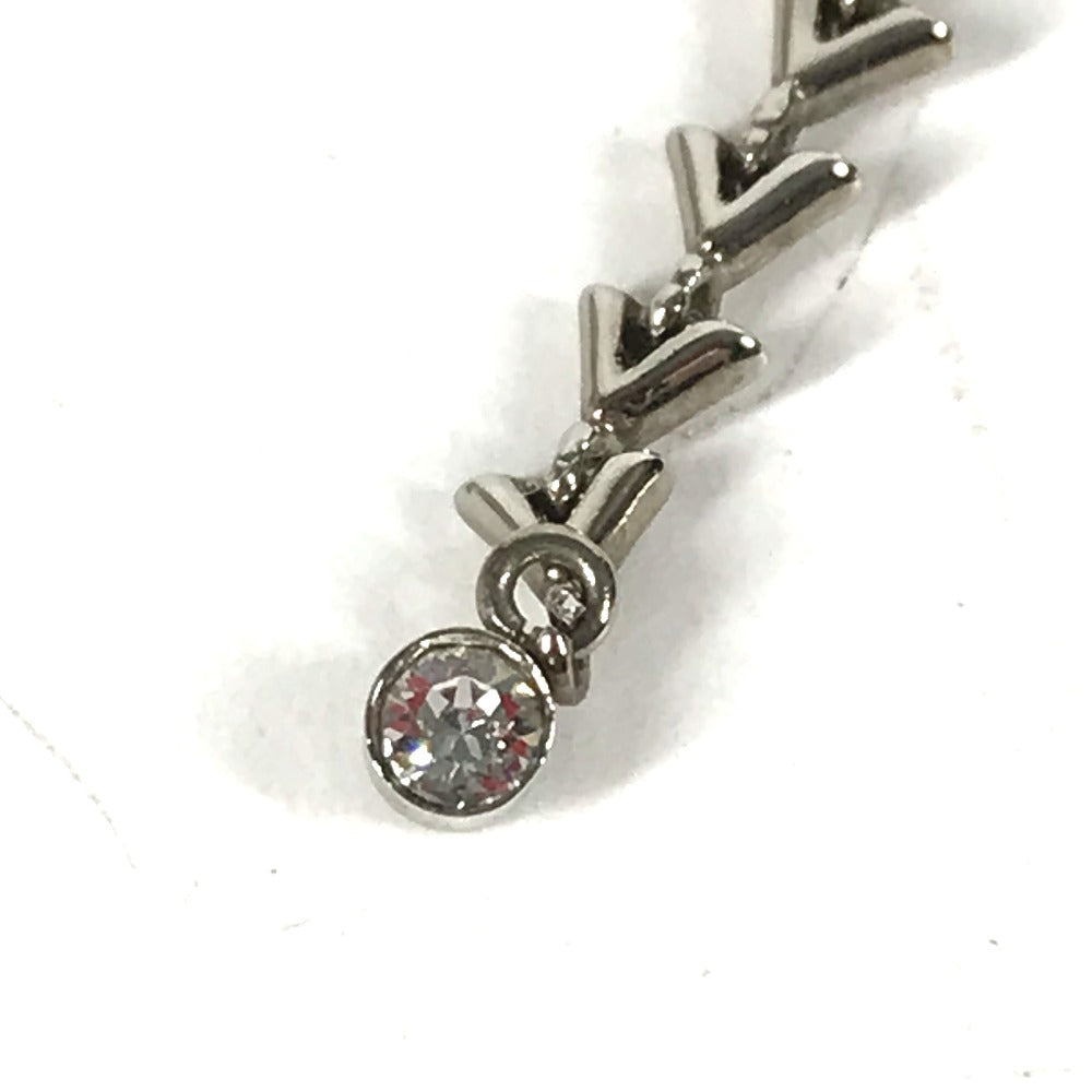 LOUIS VUITTON MP1536 アクセサリー プティエセンシャルV イヤーアクセサリー ラインストーン イヤリング メタル レディース シルバー