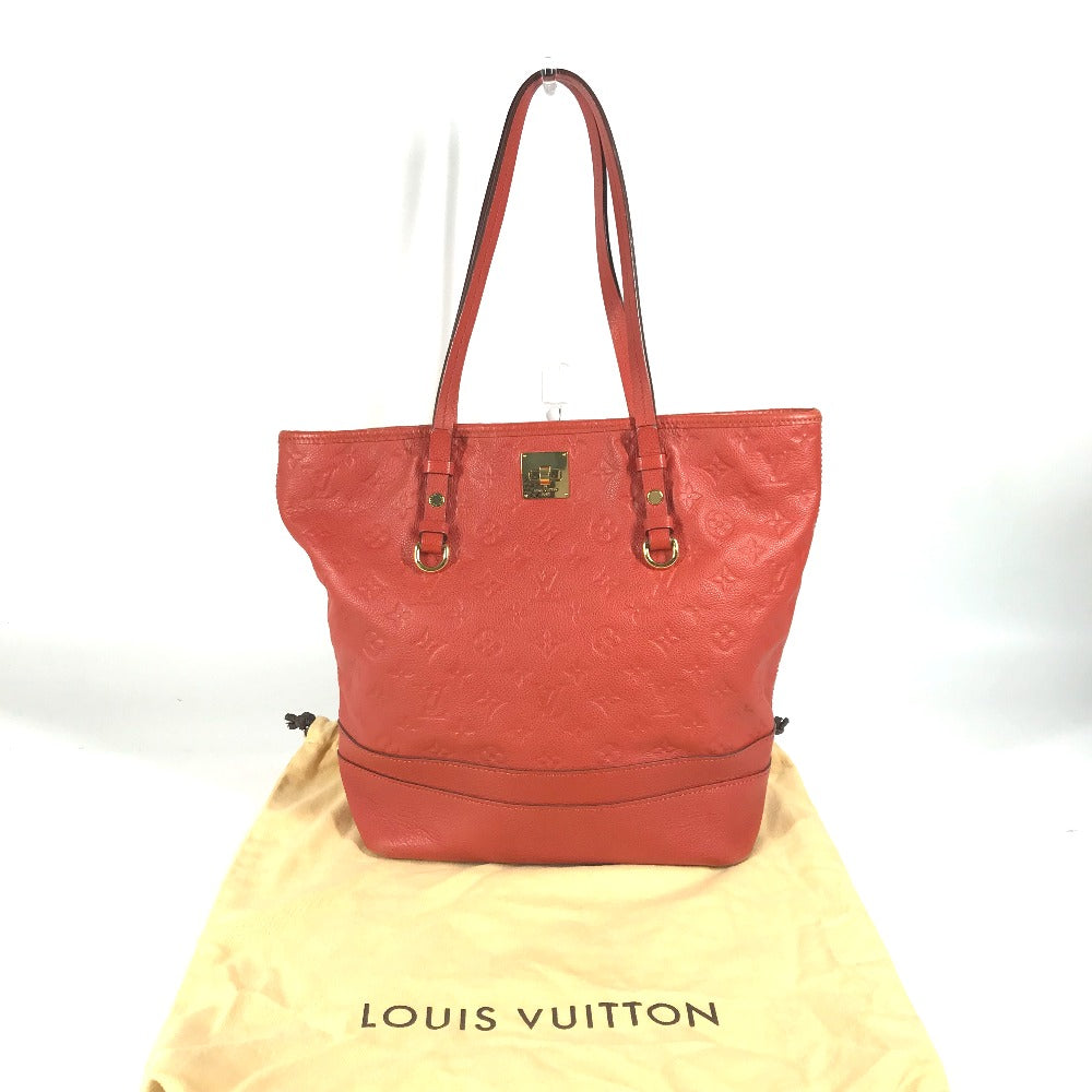 LOUIS VUITTON M40556 モノグラムアンプラント シタディンPM ポーチ付き 肩掛け バケツ ばけつ ショルダーバッグ モノグラムアンプラントレザー レディース レッド