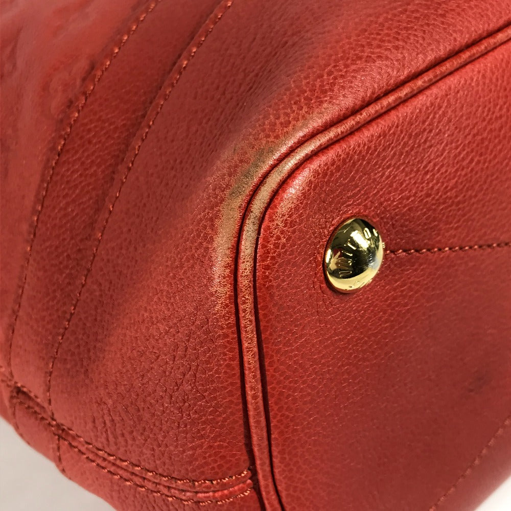 LOUIS VUITTON M40556 モノグラムアンプラント シタディンPM ポーチ付き 肩掛け バケツ ばけつ ショルダーバッグ モノグラムアンプラントレザー レディース レッド
