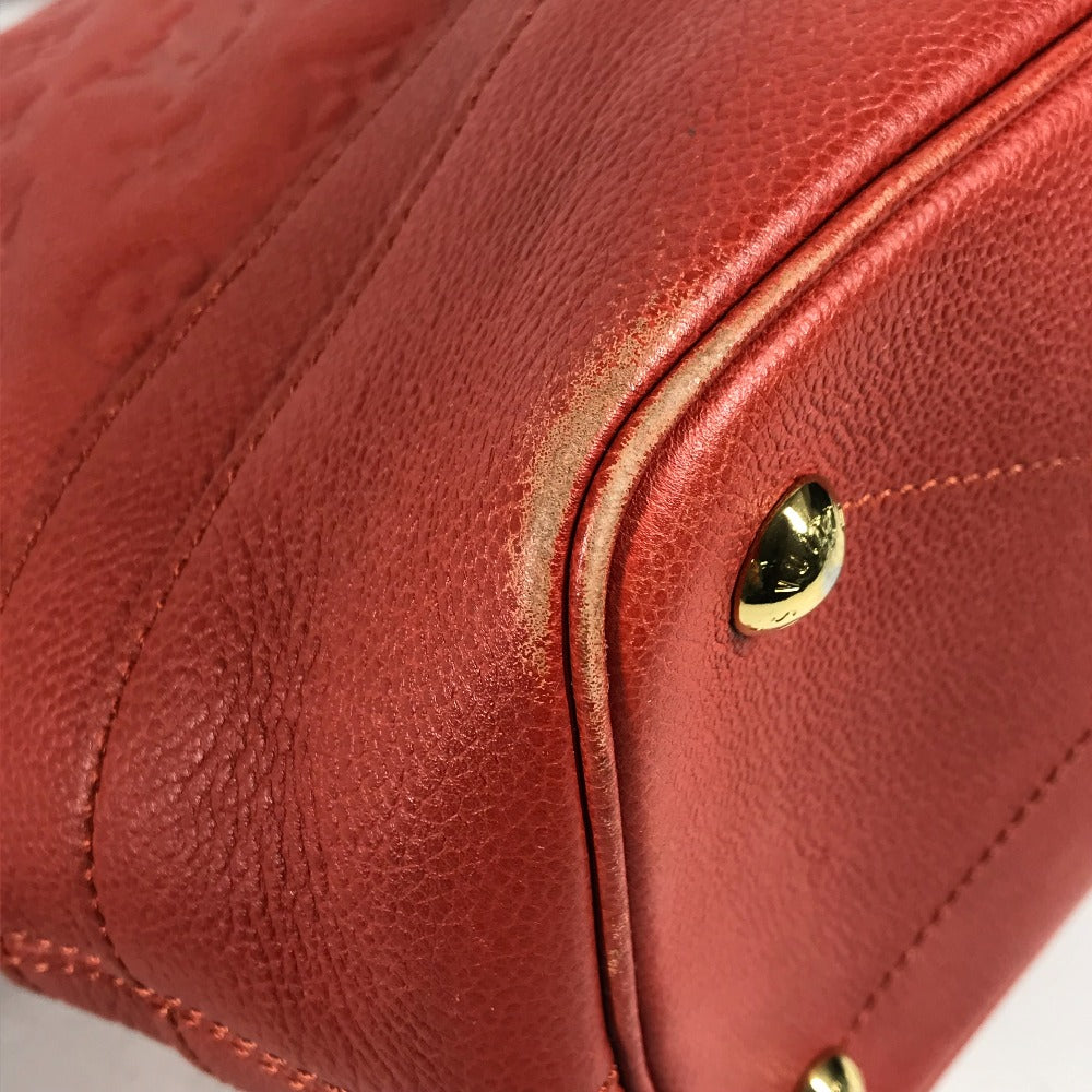 LOUIS VUITTON M40556 モノグラムアンプラント シタディンPM ポーチ付き 肩掛け バケツ ばけつ ショルダーバッグ モノグラムアンプラントレザー レディース レッド