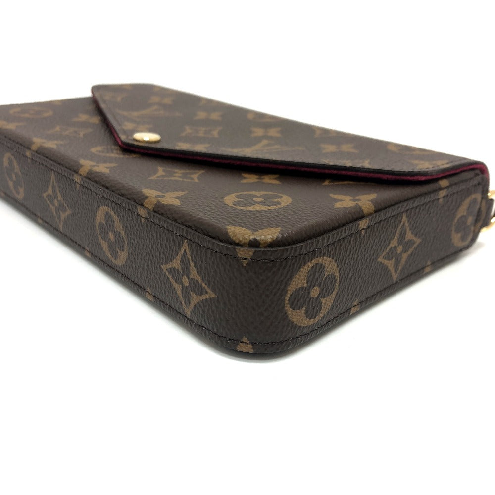 LOUIS VUITTON M81896 ポシェット・フェリシー ショルダーバック バック カバン 肩掛けバック 斜め掛けバック ショルダーバッグ モノグラムキャンバス レディース ブラウン