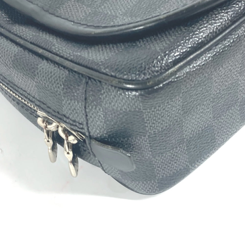 LOUIS VUITTON N41419 ダミエグラフィット トゥルース・サスペンダブル フラップ マルチポーチ ポーチ ダミエグラフィットキャンバス メンズ ブラック
