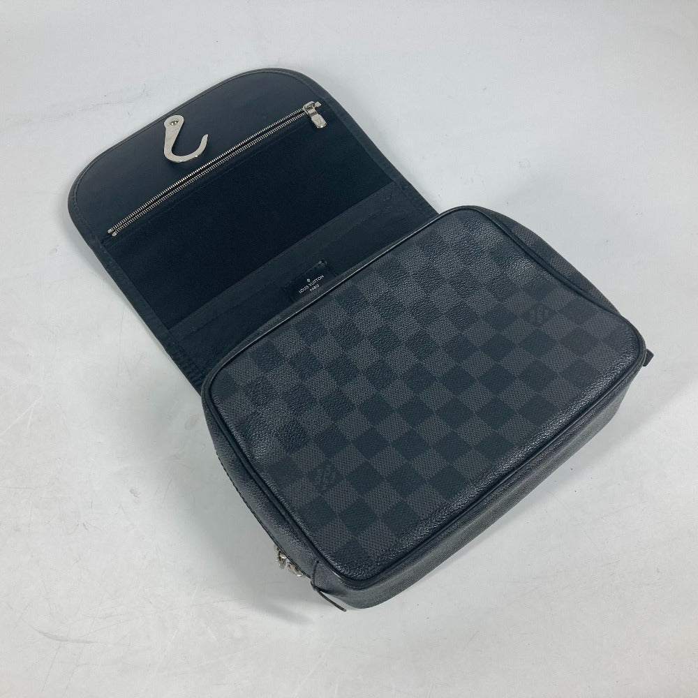 LOUIS VUITTON N41419 ダミエグラフィット トゥルース・サスペンダブル フラップ マルチポーチ ポーチ ダミエグラフィットキャンバス メンズ ブラック
